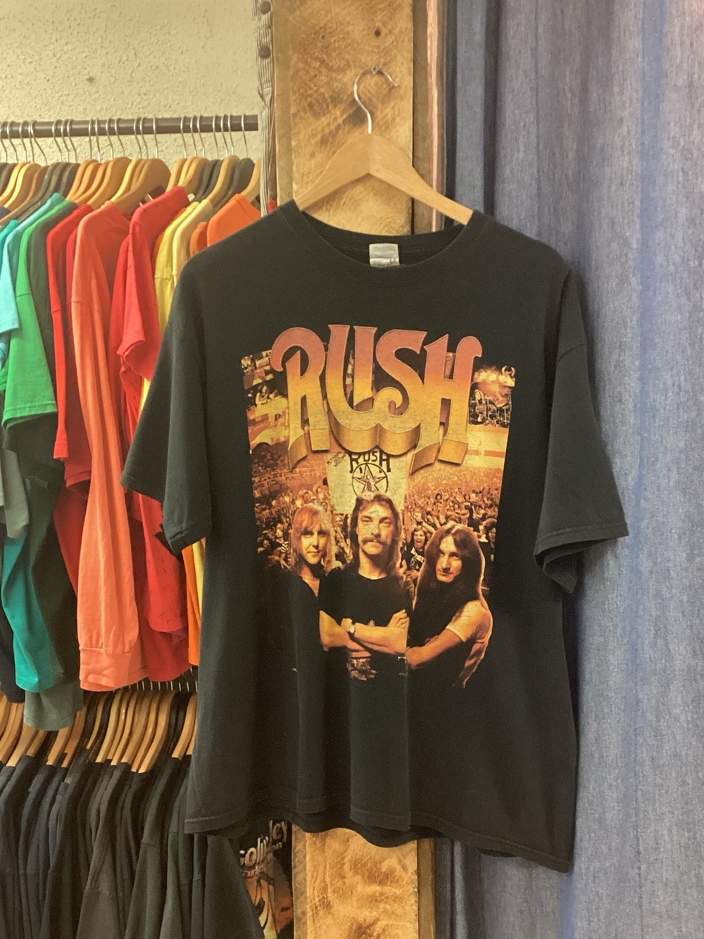 Vintage Rush Black Band T-Shirt